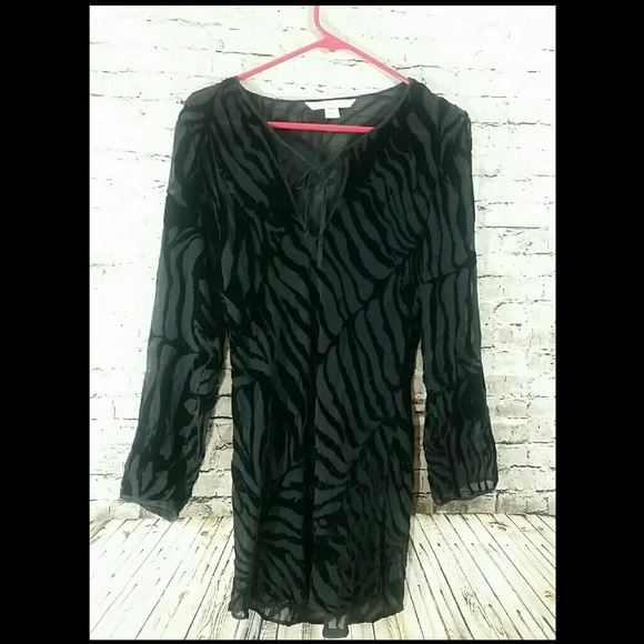 Victoria secret M silk blend animal sheer cover VTG - Picture 1 of 8